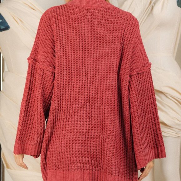 Only 1 left! NWT Soft and Chunky Cardigan Sweater - Picture 4 of 4